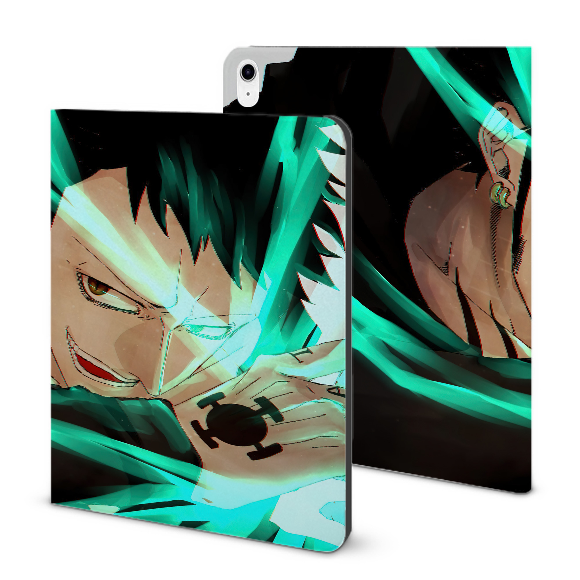 （画像用） ワンピース ONE PIECE IPad ケース ブック型 PUレザー TPU 耐衝撃 軽量 薄型 ペン収納なし 全面保護 IPad 各モデル対応